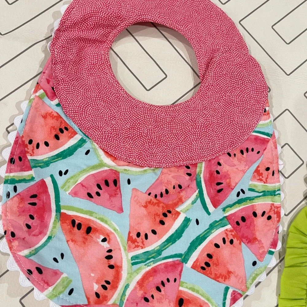 Bundle of Handmade Baby Bibs